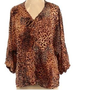 Cheetah / leopard print Nine West jeans brand